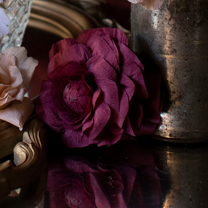 Viola Ranunculus paper flower